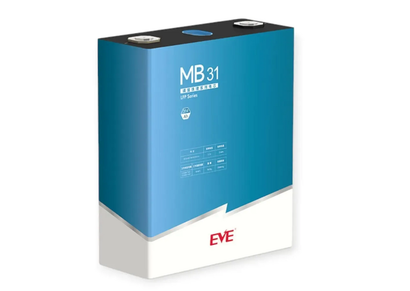 Купити LiFePO4 EVE 314Ah Grade-A 3.2V MB31 (штекер 6 мм, 2 клеми) &mdash; вигідна ціна та доставка по Україні. Lp4B001 фото