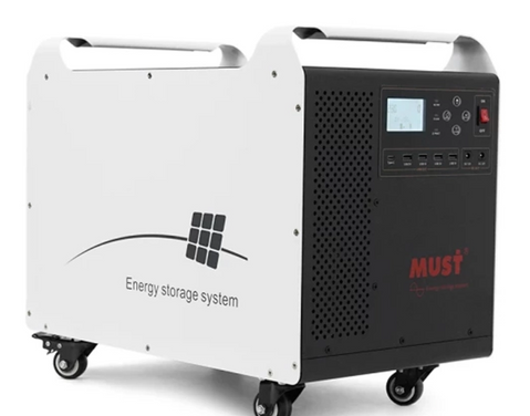 Купити зарядну станцію MUST HBP1800-3024OS 3000W LiFePO4 (LCD, MPPT) SSE0002 фото